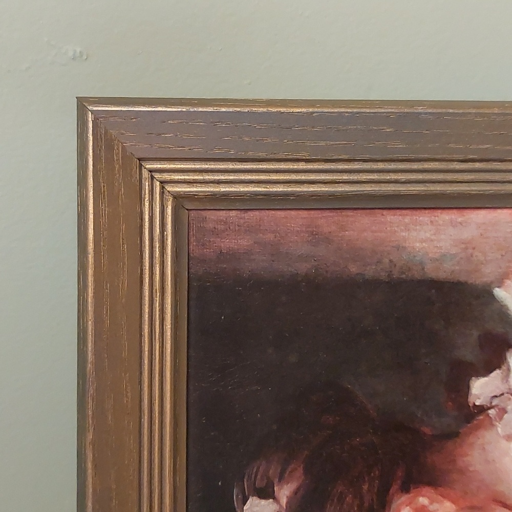 Vintage Framed Print "Young Girl Reading" By Jean-Honore Fragonard - Picture 3 of 6